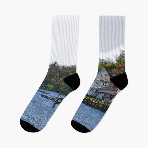 Item preview, Fishing Harbor Entry designed and sold by KirtTisdale.