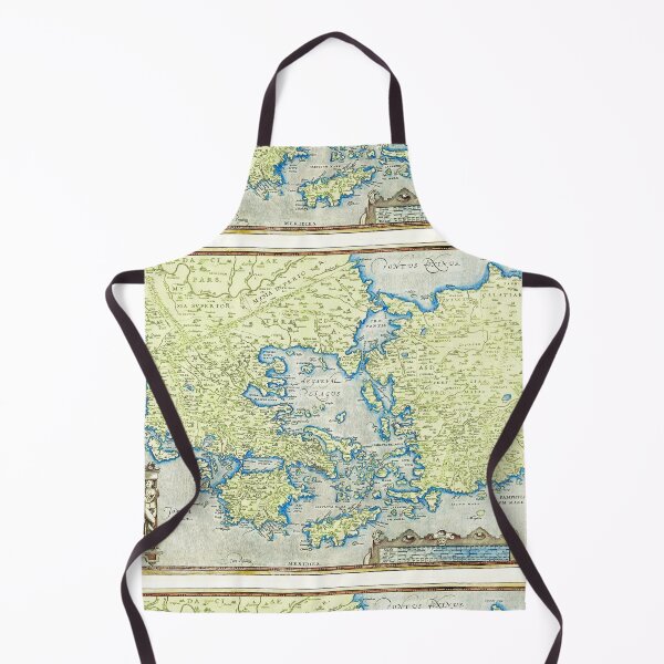 Item preview, Vintage Map Of Greece Kaart van Griekenland by Abraham Ortelius (1527–1598) designed and sold by Designedbysm.