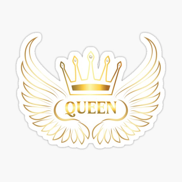 queen crown Sticker for Sale by BalloonLand