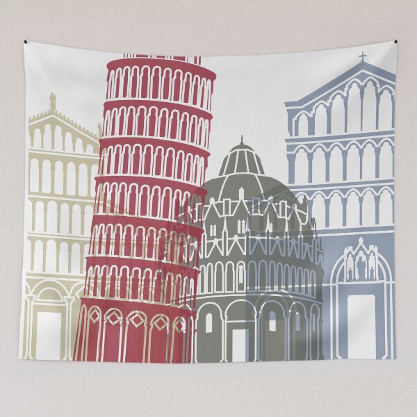Item preview, Pisa skyline poster designed and sold by paulrommer.