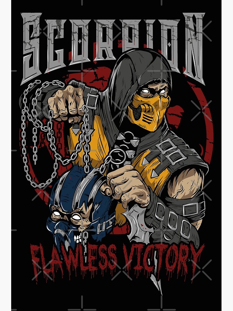 Flawless Victory | Mortal Kombat | Mortal Kombat 11 | Art Board Print