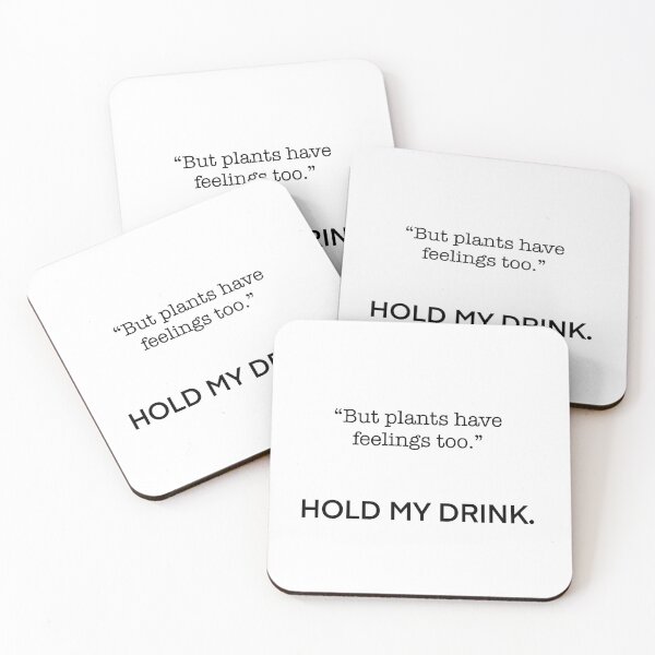 Item preview, Hold my drink - vegan designed and sold by misshkjeldal.