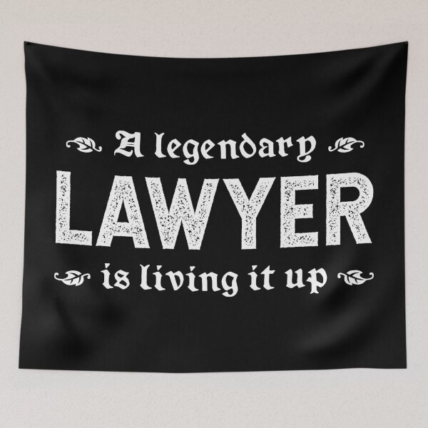 Item preview, A Legendary Lawyer Is Living It Up designed and sold by TimespunThreads.