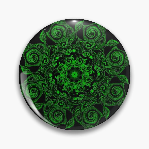 Item preview, Electric Toxic green dance - elegant abstract pattern designed and sold by CyclingArtist.