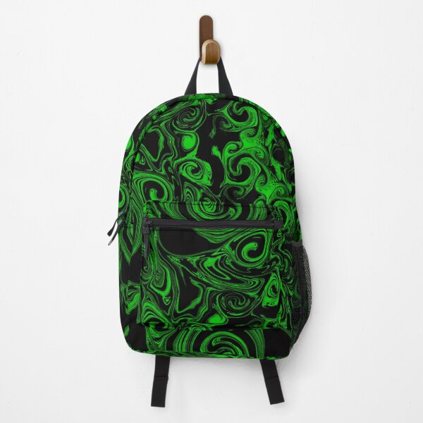 Item preview, Electric Toxic green dance - elegant abstract pattern designed and sold by CyclingArtist.