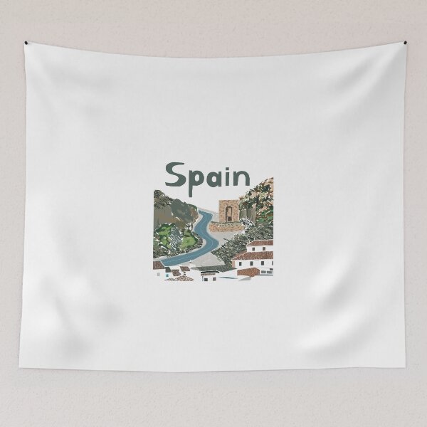 Aperçu de l'œuvre Voyage Espagne petite ville créée et vendue par JeffPark.
