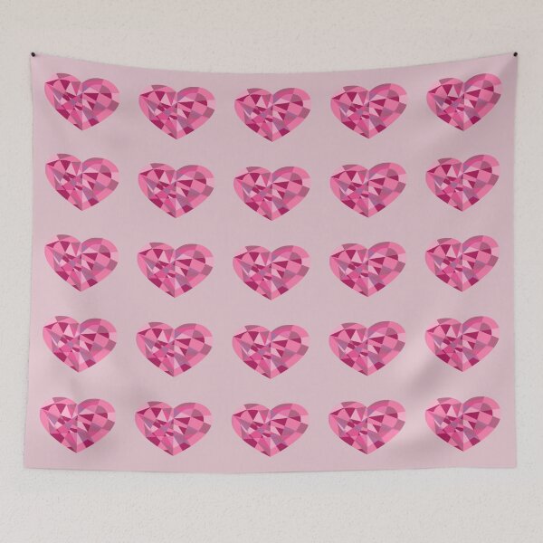 Item preview, Pink diamond hearts designed and sold by janusa.