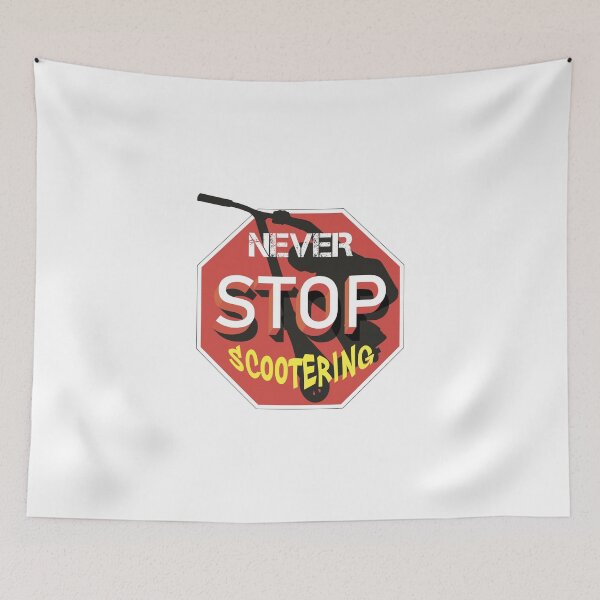 Item preview, Never stop scootering designed and sold by xtrancer.