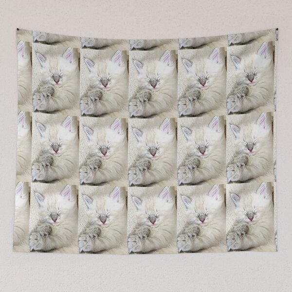 Item preview, Sleepy kitty designed and sold by Fluffycat2020.