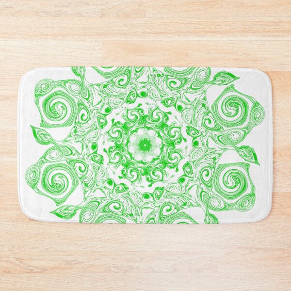 Item preview, Electric Toxic green dance transparent background - elegant abstract pattern designed and sold by CyclingArtist.