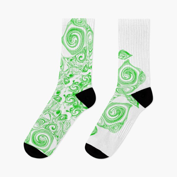 Item preview, Electric Toxic green dance transparent background - elegant abstract pattern designed and sold by CyclingArtist.