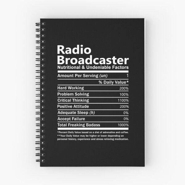Item preview, Radio Broadcaster T Shirt - Nutritional And Undeniable Factors Gift Item Tee designed and sold by enstacee75.