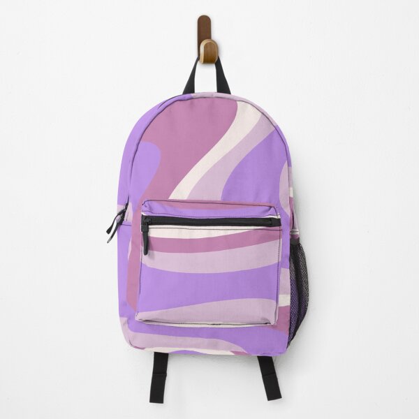 Item preview, Retro Dream Abstract Liquid Swirl Pattern in Light Purple Tones designed and sold by kierkegaard.