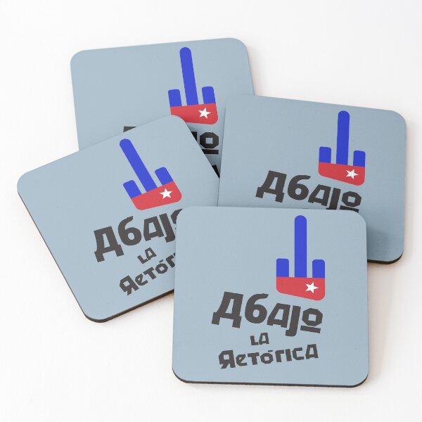 Item preview, Down with Rhetoric, Héctor Martínez designed and sold by The Sr Corchea Backroom Art.