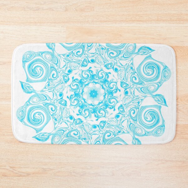 Item preview, Electric Blue dance transparent background - elegant abstract pattern designed and sold by CyclingArtist.
