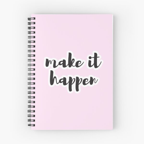 Item preview, Make It Happen Motivational Laptop Sticker designed and sold by sammypenguin.