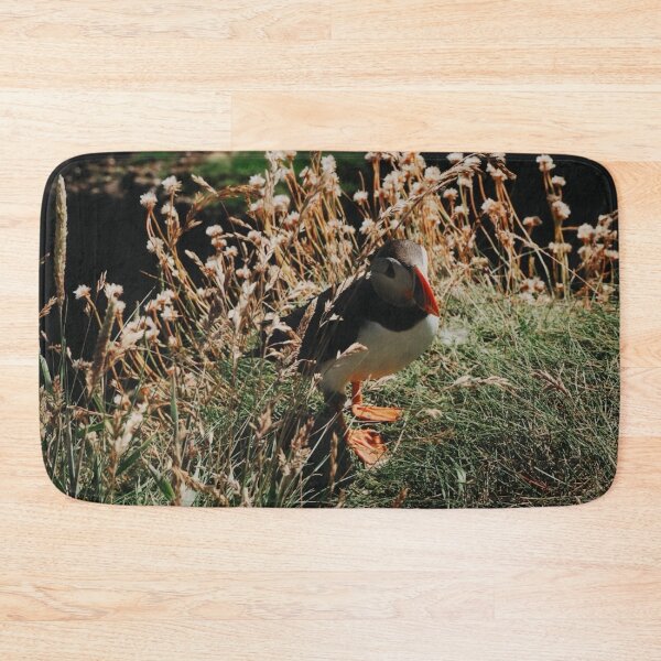 Item preview, Lone Puffin on Staffa Island  designed and sold by Emilia Oxelheim.