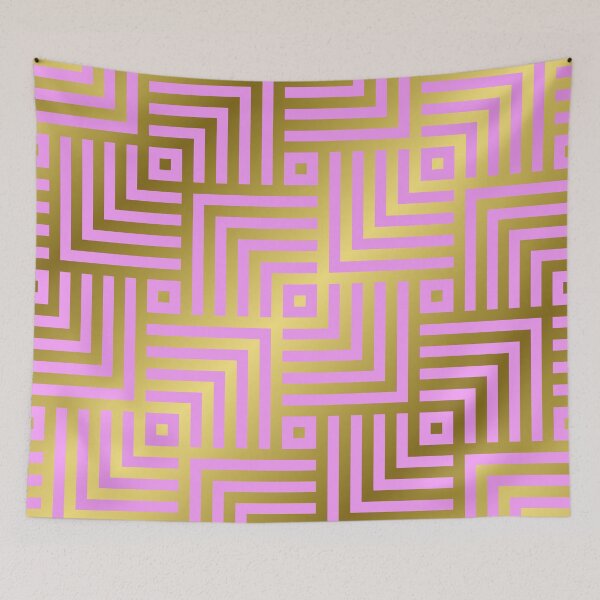 Item preview, Art Deco-Style Gold-Hues And Pink Pattern designed and sold by DEC02.
