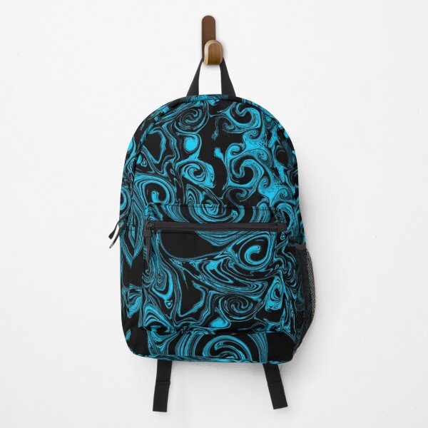 Item preview, Electric Blue midnight dance - elegant abstract pattern designed and sold by CyclingArtist.