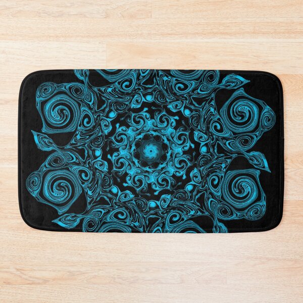 Item preview, Electric Blue midnight dance - elegant abstract pattern designed and sold by CyclingArtist.