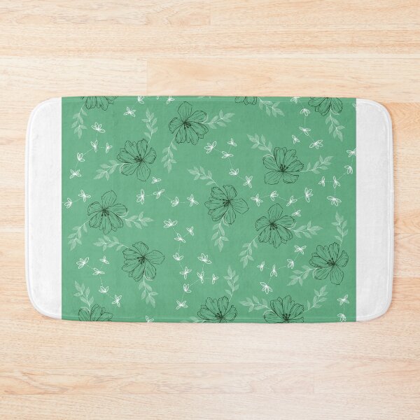 Item preview, Green Ditsy Floral Pattern designed and sold by JayneMargason.