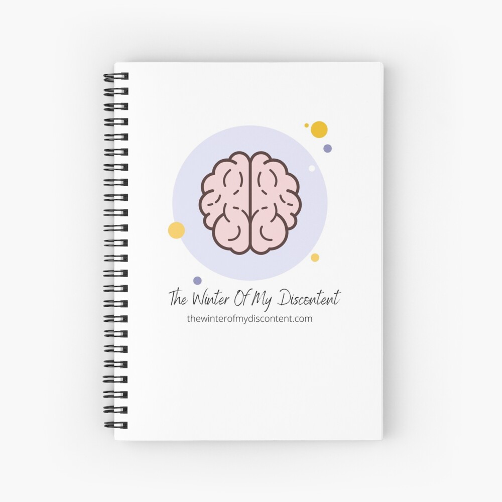 The Winter Of My Discontent Big Brain Spiral Notebook