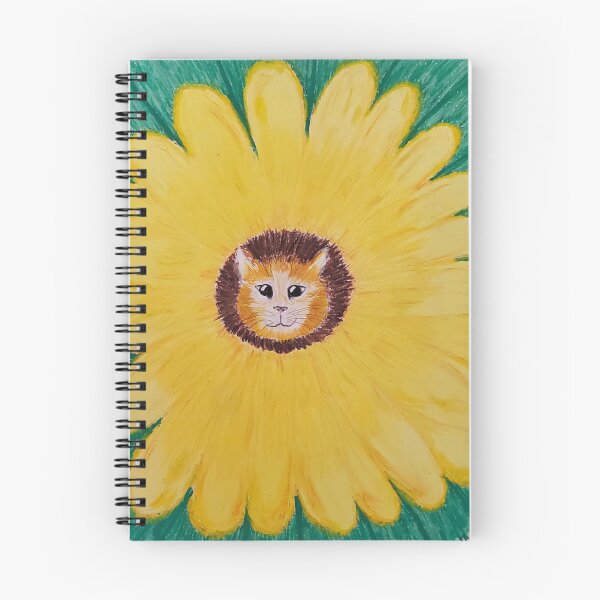 Item preview, Sunflower kitty  designed and sold by SaraBethArt.