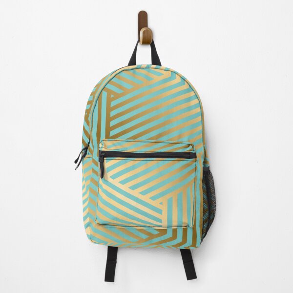 Item preview, Art Deco-Style Green-Aqua Gold-Hues Pattern designed and sold by DEC02.