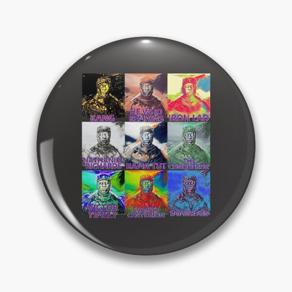 Item preview, KANG / He Who Remains / The Conqueror Portaits - Pop Art Style - Version 2 with Immortus designed and sold by Kyllerbuzcut.