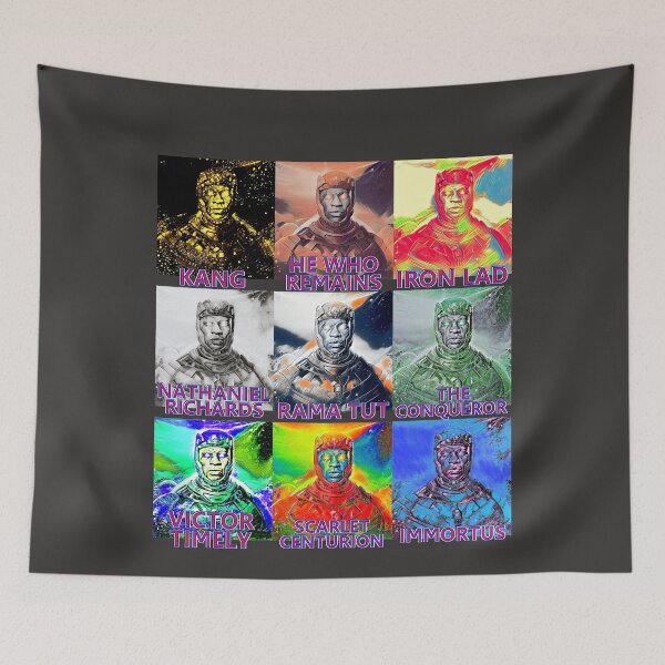 Item preview, KANG / He Who Remains / The Conqueror Portaits - Pop Art Style - Version 2 with Immortus designed and sold by Kyllerbuzcut.