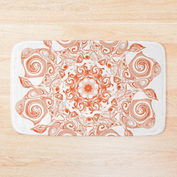 Item preview, Pumpkin boogie transparent background - elegant abstract pattern designed and sold by CyclingArtist.