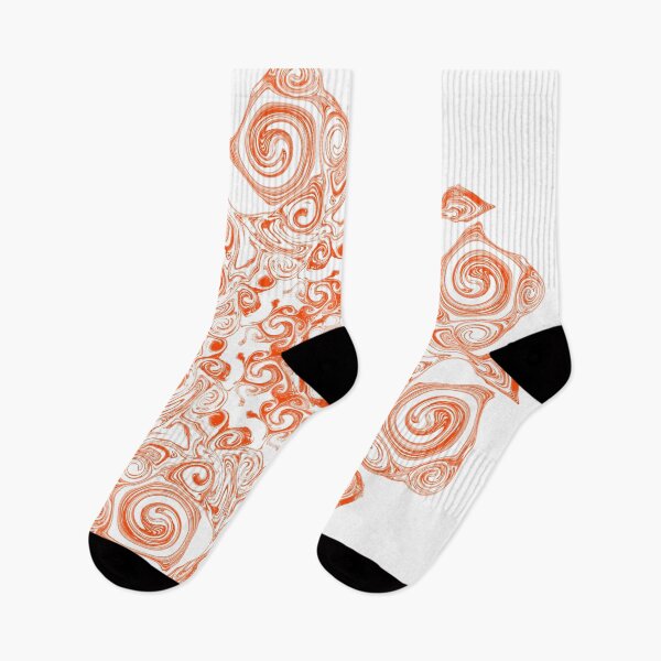 Item preview, Pumpkin boogie transparent background - elegant abstract pattern designed and sold by CyclingArtist.