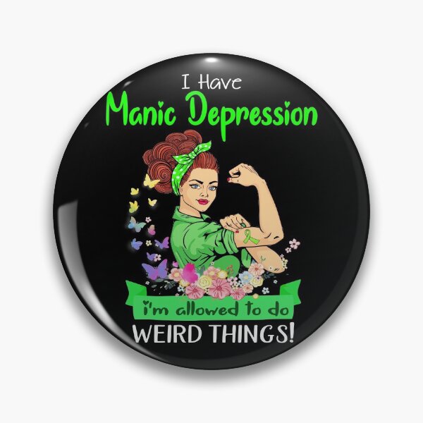 Item preview, I Have Manic Depression I'm Allowed To Do Weird Things designed and sold by largellie.