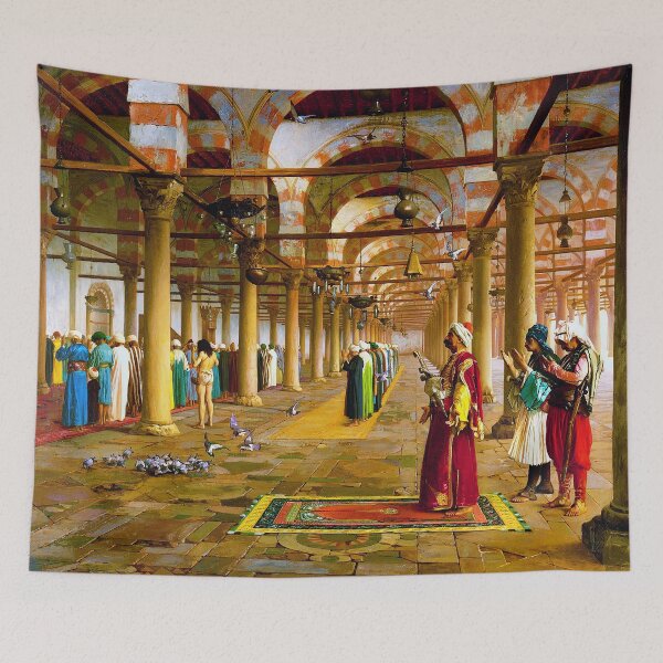 Item preview, Prayer in the Mosque (1871), Jean-Léon Gérôme designed and sold by allhistory.