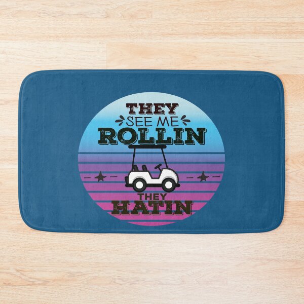 Item preview,  They See Me Rollin They Hatin Golf Cart Golfer  Funny Golfers Dad Husband Teeing Ground   designed and sold by Norstyle.