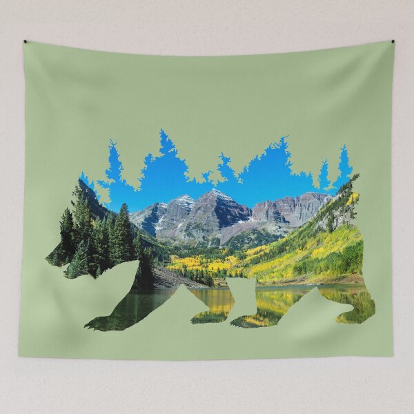Item preview, Forest and lake - Bear designed and sold by PamAraico.