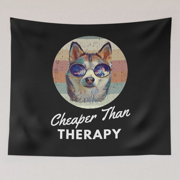 Item preview, Funny Dog Shirt, Cheaper Than Therapy Classic T-shirt designed and sold by devonnen.