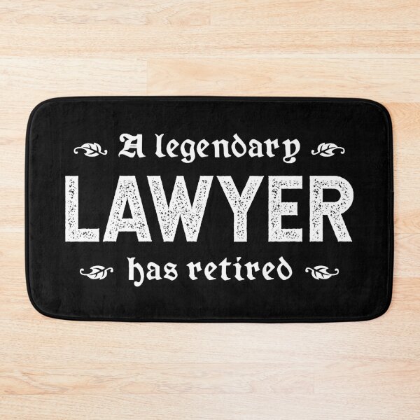 Item preview, A Legendary Lawyer Has Retired designed and sold by TimespunThreads.