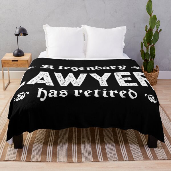 Item preview, A Legendary Lawyer Has Retired designed and sold by TimespunThreads.