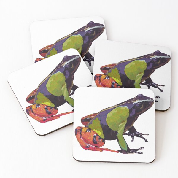 Item preview, Green and red dart frog designed and sold by sarcohpagus.