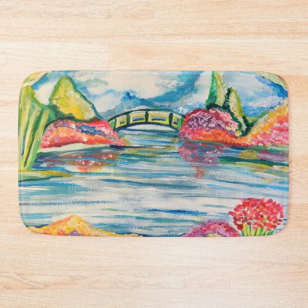 Item preview, Reflections of Floral Spring Park Watercolor  designed and sold by Deborah Camp.