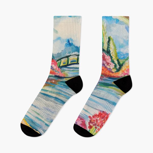 Item preview, Reflections of Floral Spring Park Watercolor  designed and sold by Deborah Camp.
