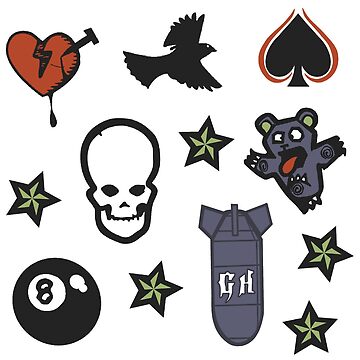 Guitar Hero Stickers for Sale