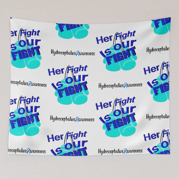Item preview, Her fight is our fight hydrocephalus Awareness  designed and sold by Designs Of all kinds.