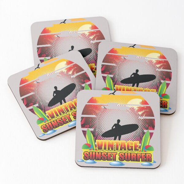 Item preview, VINTAGE SUNSET SURFER designed and sold by RIGHTCHUS.
