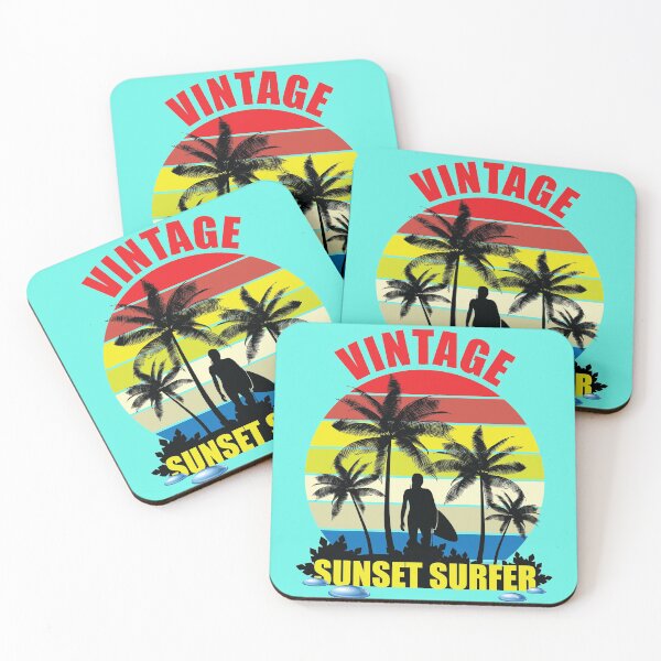 Item preview, VINTAGE SUNSET SURFER designed and sold by RIGHTCHUS.