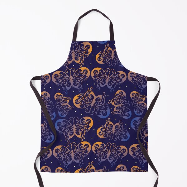 Item preview, Butterfly art of blue and orange butterfly background - gift for butterfly lovers designed and sold by Alice-Elgawi.