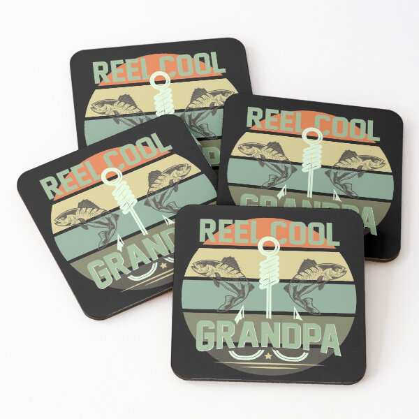 Item preview, Reel Cool Grandpa Funny Fishing Pun designed and sold by Zurickdesigns.
