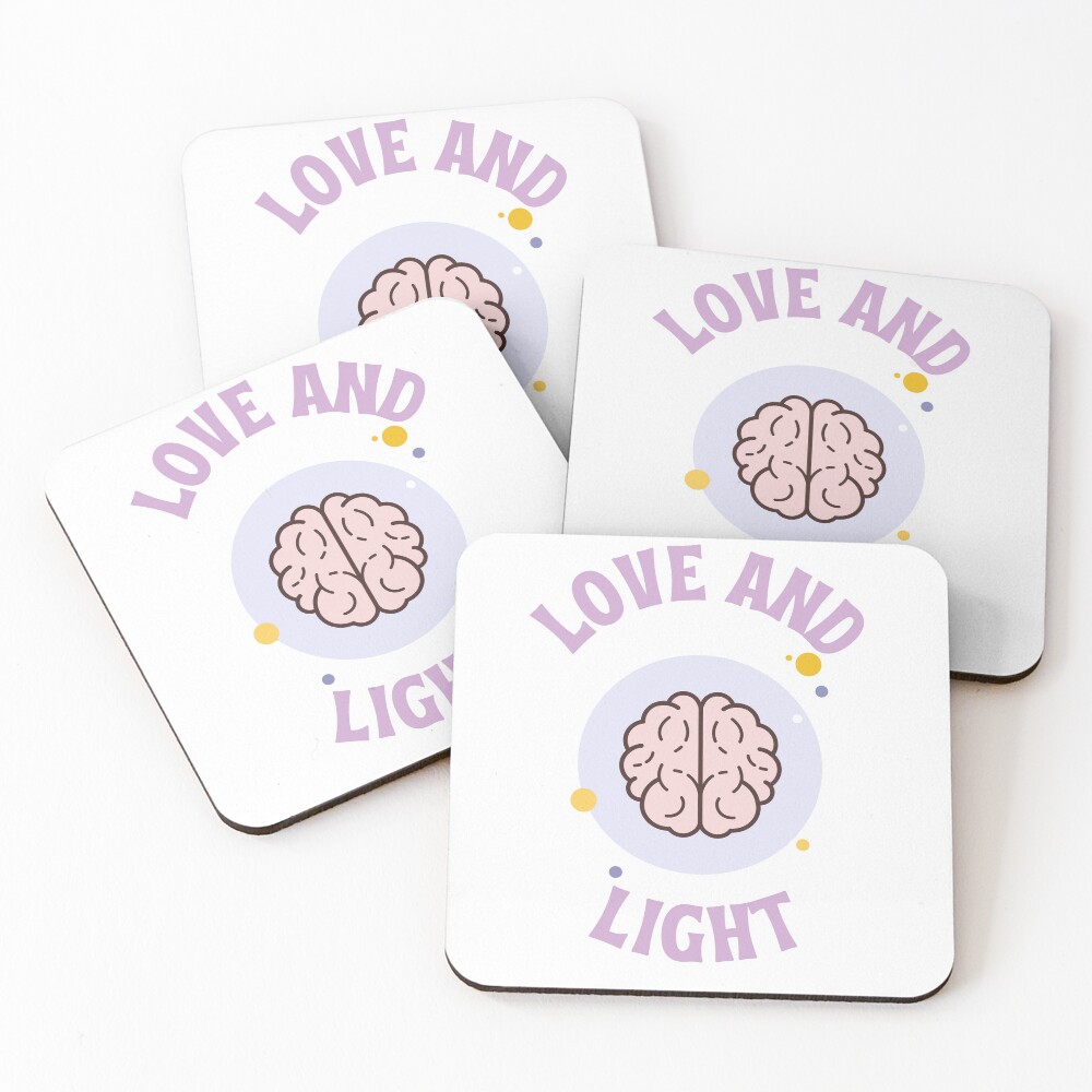 Love and Light Coasters (Set of 4)