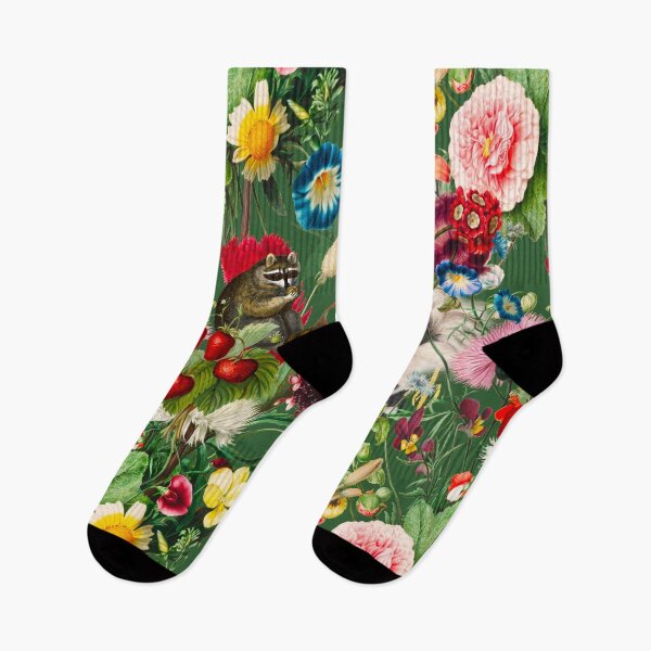 Artikelvorschau, Tiere, Waschbär, Stinktiere, Blumen, Vintage-Kunst entworfen und verkauft von MariaMarinova.